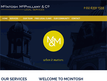 Tablet Screenshot of mcmc.com.au